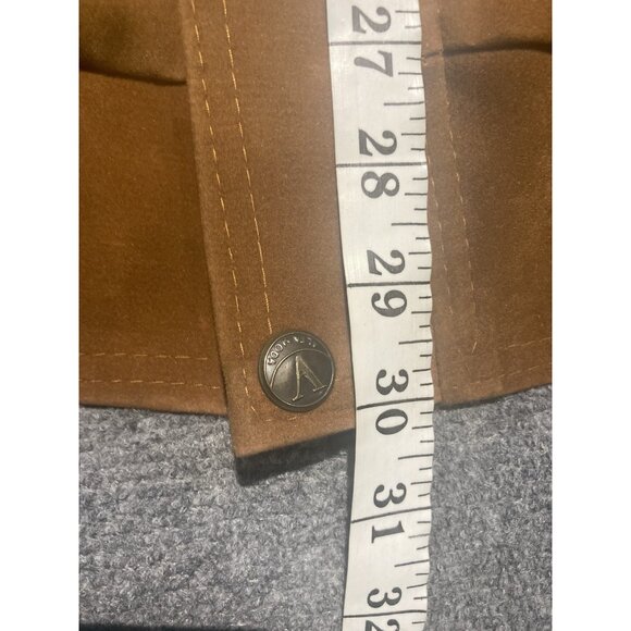 Vintage Alta Mods Italy Faux Suede Bomber Jacket  Men’s Size XL Brown Full Zip - Picture 8 of 11